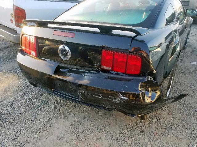 1ZVFT82H455245426 - 2005 FORD MUSTANG GT BLACK photo 9
