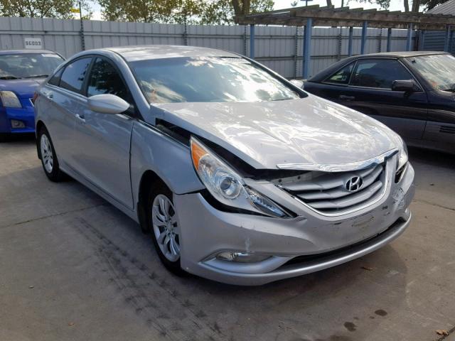 5NPEB4AC4CH329257 - 2012 HYUNDAI SONATA GLS SILVER photo 1