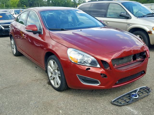YV1902FH0D2188507 - 2013 VOLVO S60 T6 RED photo 1
