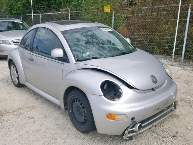 3VWDD21C5YM430655 - 2000 VOLKSWAGEN NEW BEETLE ვერცხლისფერი ფოტო 1