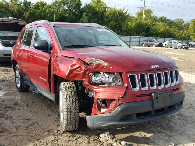 1C4NJCBA8GD525966 - 2016 JEEP COMPASS SP ბურგუნდია ფოტო 1