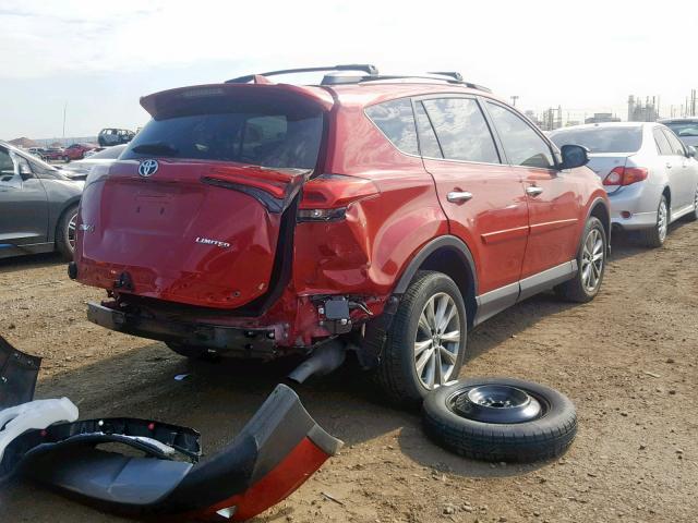 2T3YFREV9HW392137 - 2017 TOYOTA RAV4 LIMIT RED photo 4