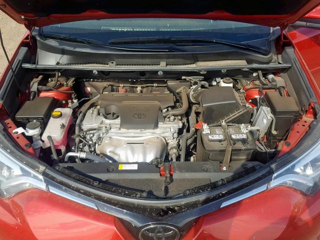 2T3YFREV9HW392137 - 2017 TOYOTA RAV4 LIMIT RED photo 7