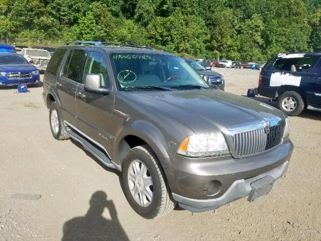 5LMEU88H04ZJ06400 - 2004 LINCOLN AVIATOR GRAY photo 1