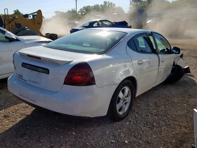 2G2WP552061233147 - 2006 PONTIAC GRAND PRIX WHITE photo 4