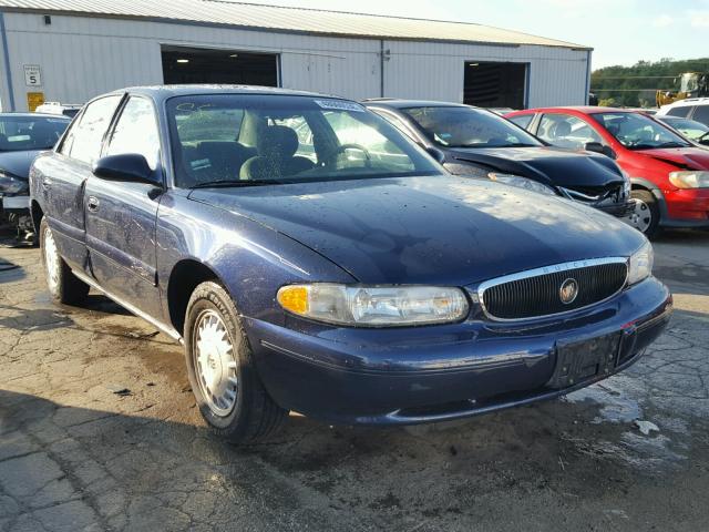 2G4WS52J421186295 - 2002 BUICK CENTURY CU BLUE photo 1