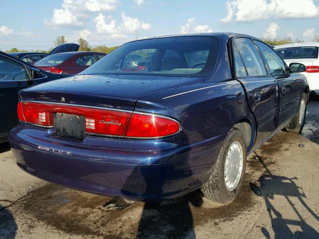 2G4WS52J421186295 - 2002 BUICK CENTURY CU BLUE photo 4