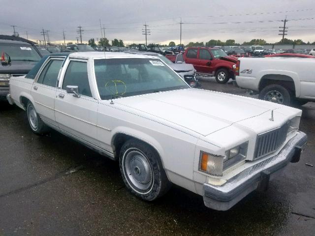 1MEBP95F6FZ615581 - 1985 MERCURY GRAND MARQ WHITE photo 1