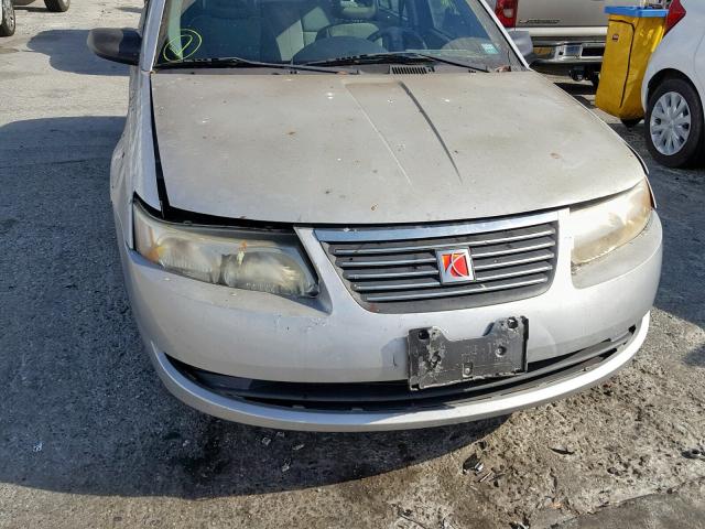 1G8AJ55FX6Z133004 - 2006 SATURN ION LEVEL SILVER photo 9