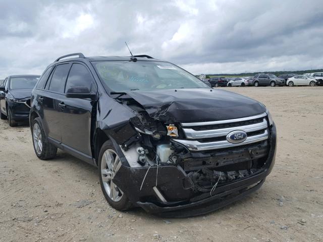 2FMDK3JC8EBB46539 - 2014 FORD EDGE SEL BLACK photo 1