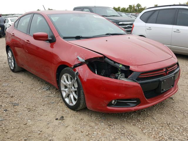 1C3CDFBH0DD136042 - 2013 DODGE DART SXT RED photo 1