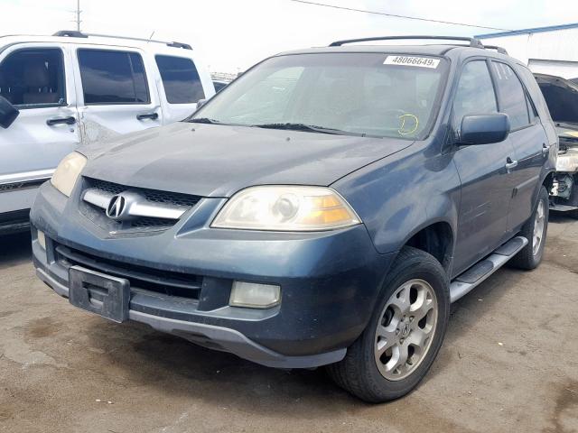 2HNYD18965H553216 - 2005 ACURA MDX TOURIN GRAY photo 2