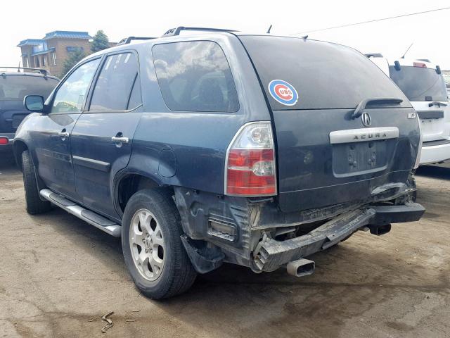 2HNYD18965H553216 - 2005 ACURA MDX TOURIN GRAY photo 3