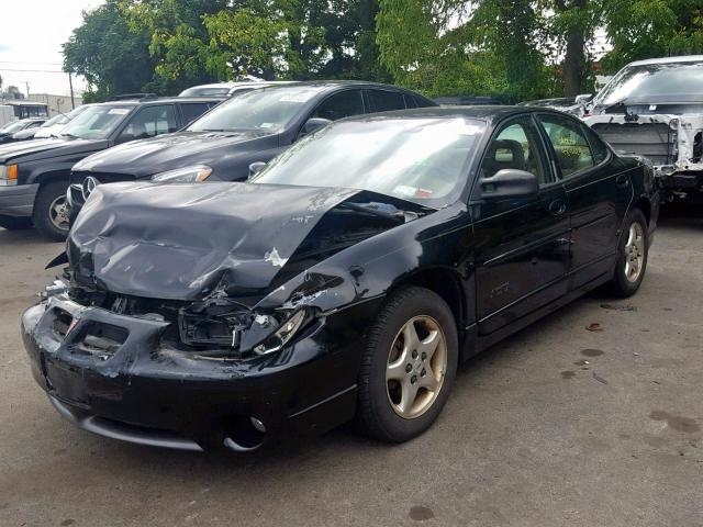 1G2WP5218WF340600 - 1998 PONTIAC GRAND PRIX BLACK photo 2