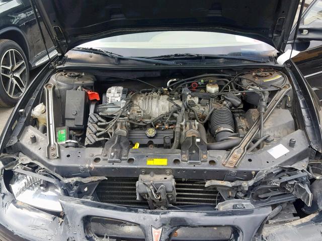 1G2WP5218WF340600 - 1998 PONTIAC GRAND PRIX BLACK photo 7