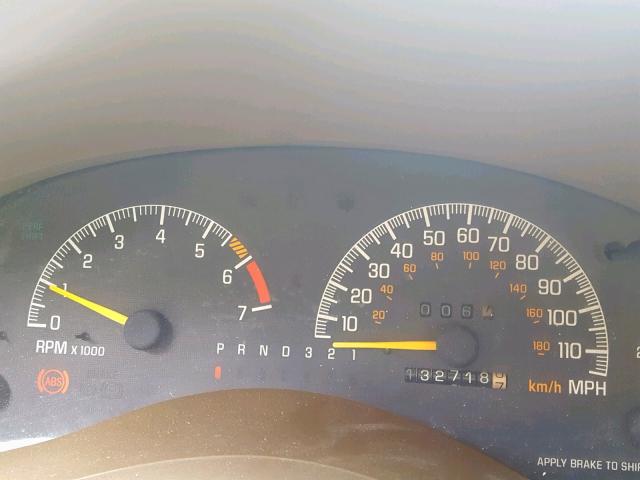 1G2WP5218WF340600 - 1998 PONTIAC GRAND PRIX BLACK photo 8