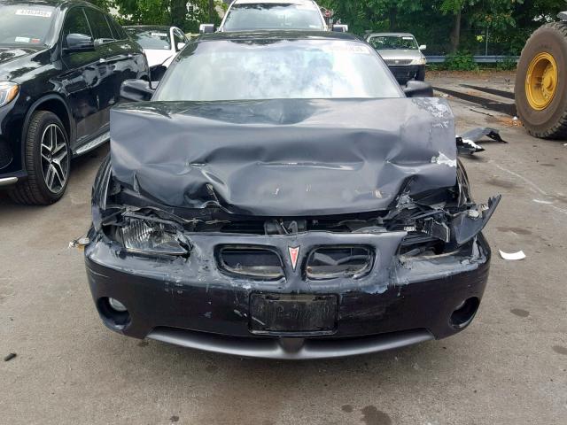 1G2WP5218WF340600 - 1998 PONTIAC GRAND PRIX BLACK photo 9