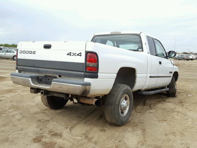 1B7KF23771J235602 - 2001 DODGE RAM 2500 WHITE photo 4