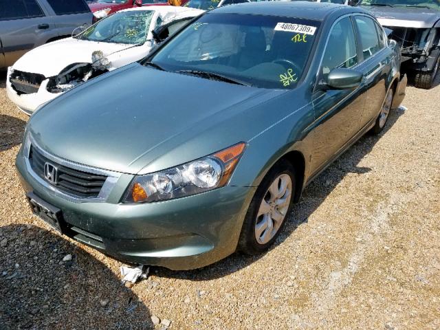 1HGCP26819A112610 - 2009 HONDA ACCORD EXL GREEN photo 2