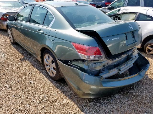 1HGCP26819A112610 - 2009 HONDA ACCORD EXL GREEN photo 3