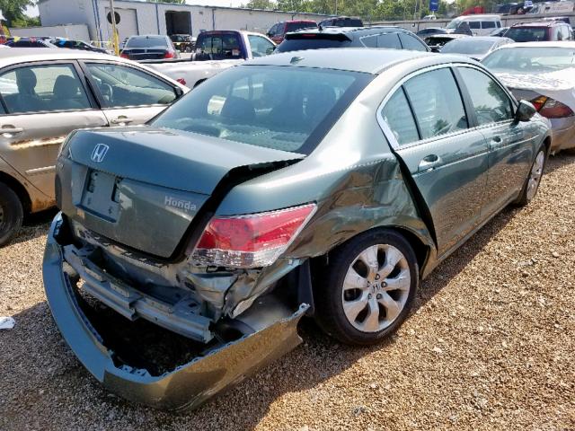 1HGCP26819A112610 - 2009 HONDA ACCORD EXL GREEN photo 4