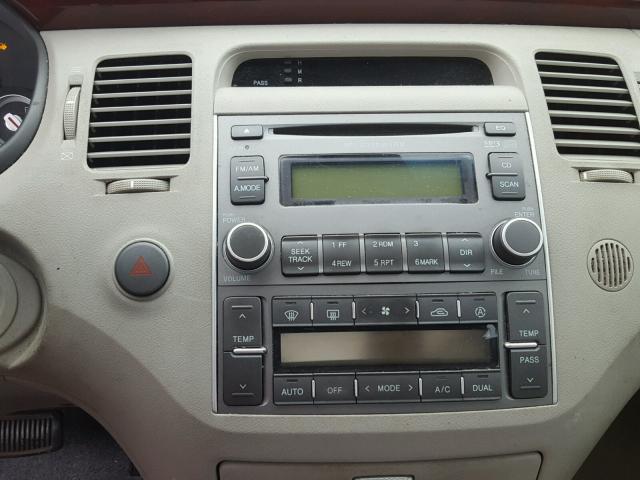 KMHFC46F67A184235 - 2007 HYUNDAI AZERA SE GRAY photo 9