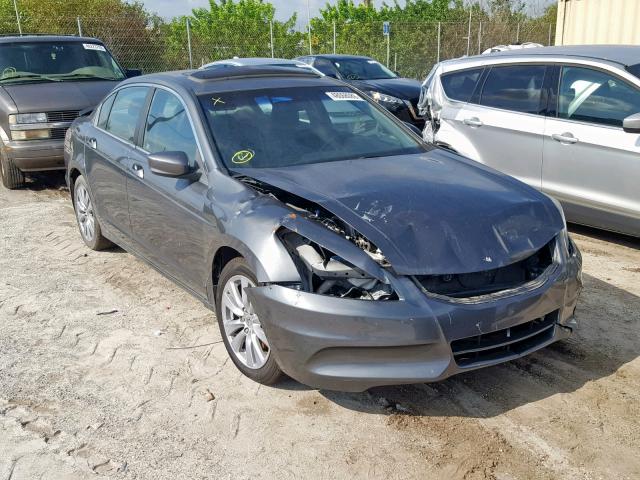 1HGCP2F87BA074564 - 2011 HONDA ACCORD EXL CHARCOAL photo 1