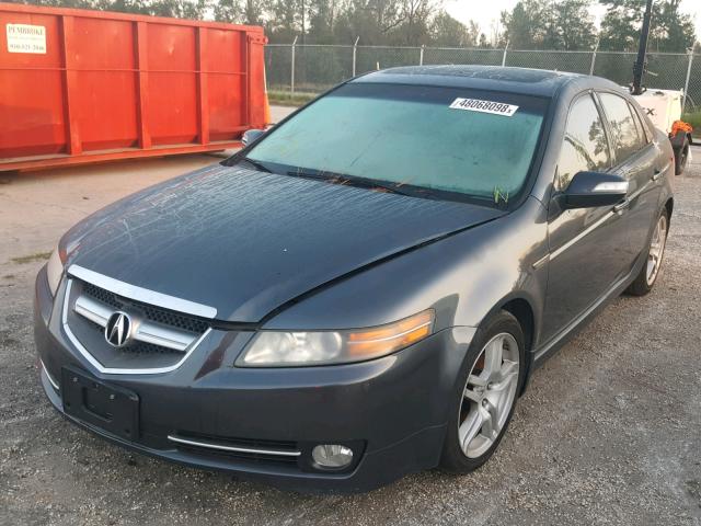 19UUA66217A017972 - 2007 ACURA TL GRAY photo 2