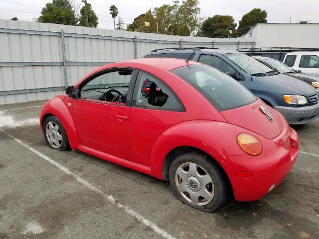 3VWCC21C3XM401846 - 1999 VOLKSWAGEN NEW BEETLE წითელი ფოტო 3