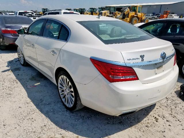 1G4GF5G34EF272609 - 2014 BUICK LACROSSE T WHITE photo 3