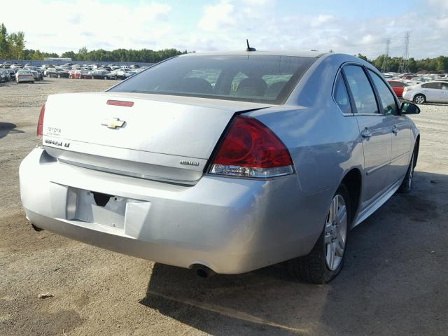 2G1WB5E37G1147878 - 2016 CHEVROLET IMPALA LIM SILVER photo 4