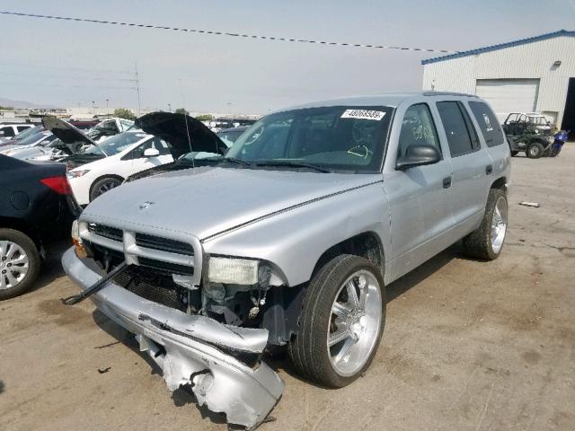 1D4HR38N63F507919 - 2003 DODGE DURANGO SP SILVER photo 2