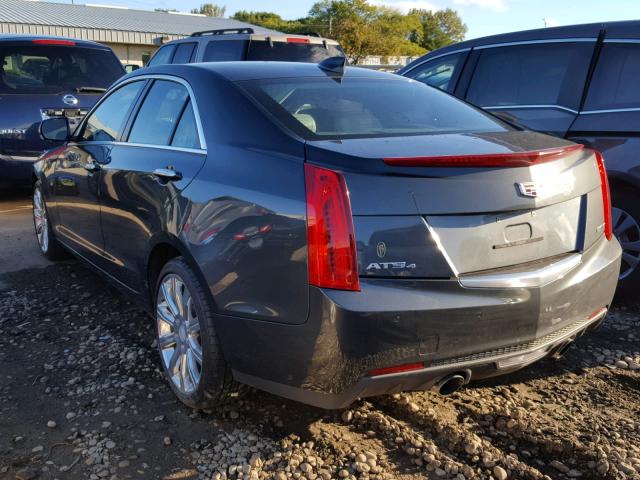 1G6AH5RX1F0120136 - 2015 CADILLAC ATS LUXURY CHARCOAL photo 3