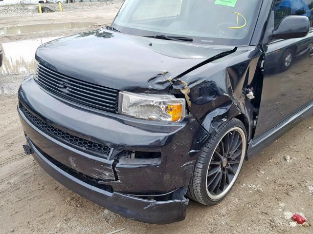 JTLKT324X50188474 - 2005 TOYOTA SCION XB 黑色 照片 9