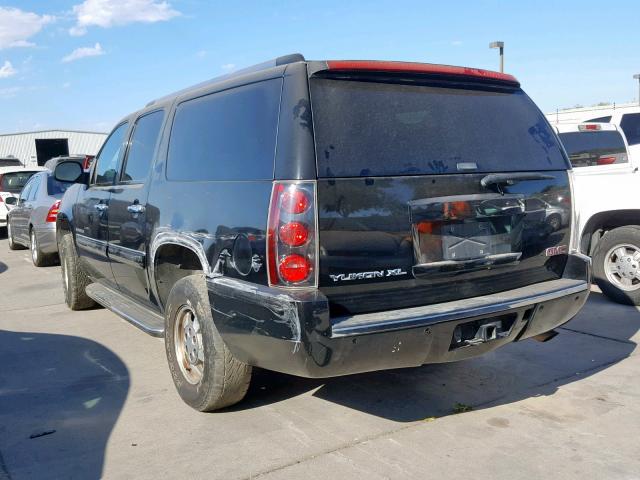 1GKFK66807J206822 - 2007 GMC YUKON XL D BLACK photo 3