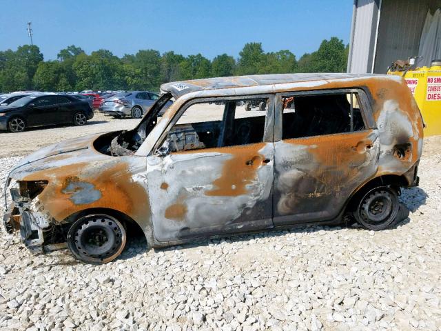 JTLKE50E481052356 - 2008 TOYOTA SCION XB შავი ფოტო 10