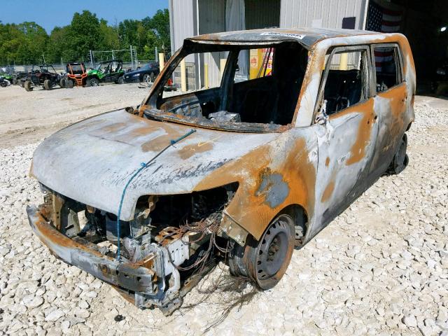 JTLKE50E481052356 - 2008 TOYOTA SCION XB შავი ფოტო 2