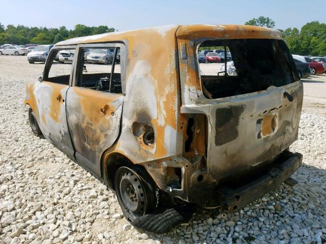 JTLKE50E481052356 - 2008 TOYOTA SCION XB შავი ფოტო 3