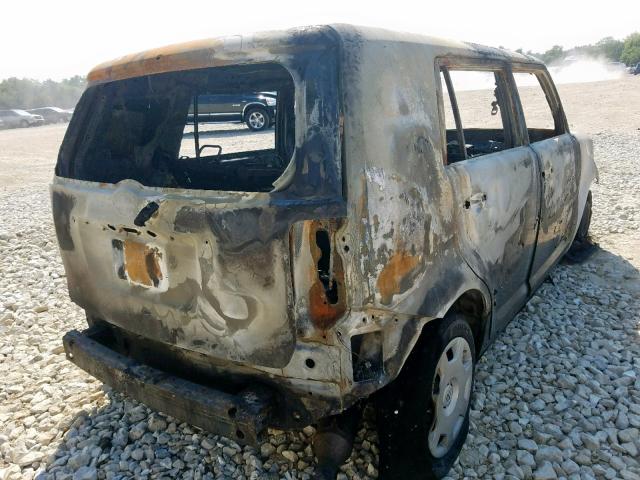 JTLKE50E481052356 - 2008 TOYOTA SCION XB შავი ფოტო 4