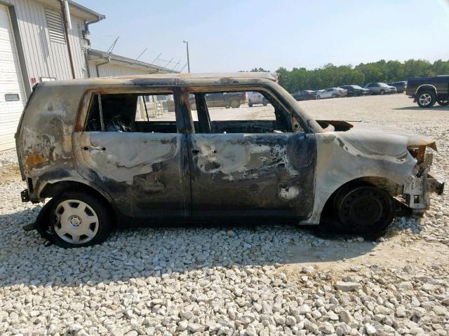 JTLKE50E481052356 - 2008 TOYOTA SCION XB შავი ფოტო 9