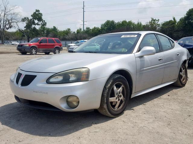 2G2WS522X41214282 - 2004 PONTIAC GRAND PRIX SILVER photo 2