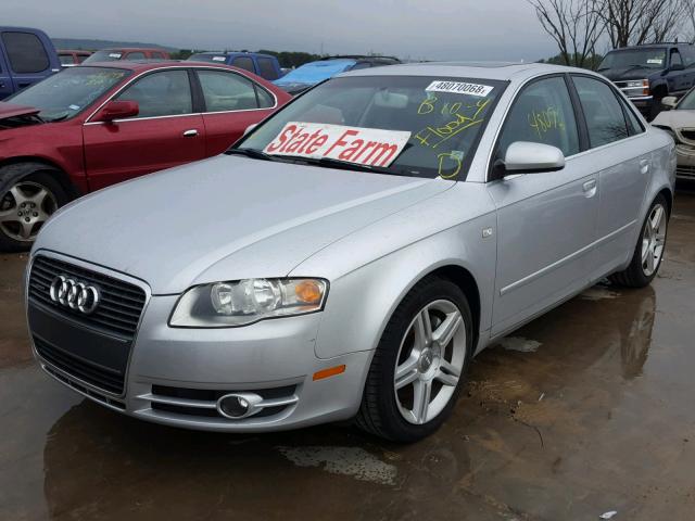 WAUDF68E75A502893 - 2005 AUDI A4 2.0T QU SILVER photo 2