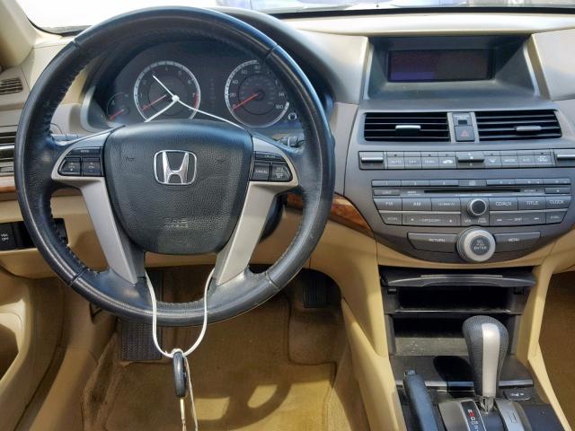 1HGCP368X9A038674 - 2009 HONDA ACCORD EXL GOLD photo 9