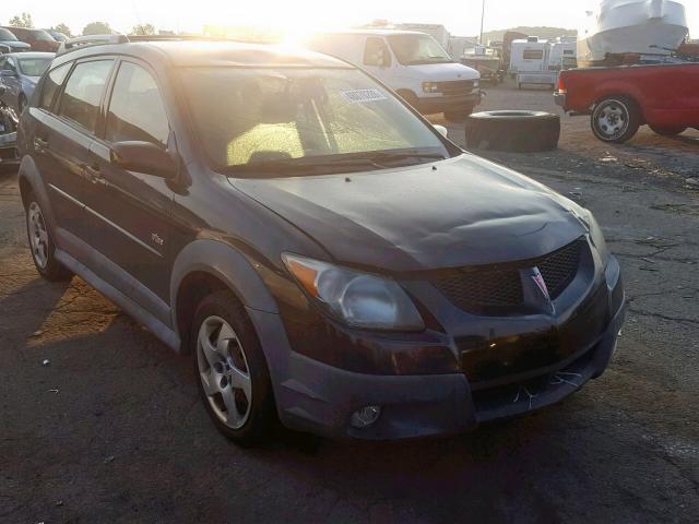 5Y2SL62824Z440597 - 2004 PONTIAC VIBE BLACK photo 1