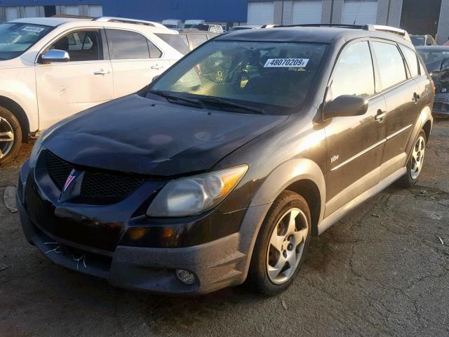 5Y2SL62824Z440597 - 2004 PONTIAC VIBE BLACK photo 2