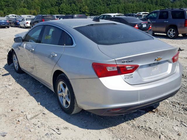 1G1ZB5ST6HF219715 - 2017 CHEVROLET MALIBU LS SILVER photo 3