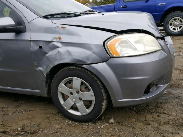 KL1TD56637B109892 - 2007 CHEVROLET AVEO BASE Boz foto 10