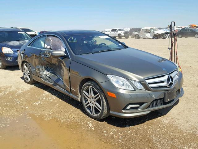 WDDKJ7CB0AF005103 - 2010 MERCEDES-BENZ E 550 GREEN photo 1