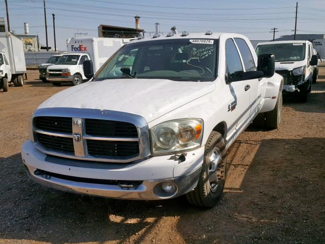 3D7ML49A47G837793 - 2007 RAM 3500 WHITE photo 2