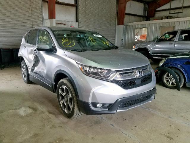 7FARW2H85JE075750 - 2018 HONDA CR-V EXL SILVER photo 1